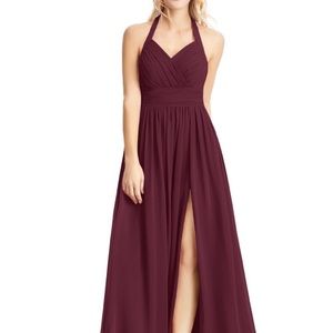 Azazie Veronica Cabernet Dress
